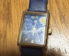 星月夜 アートモチーフ スクエア 腕時計のサムネイル