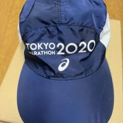 asics TOKYO 2020 マラソン 記念キャップ 帽子のサムネイル