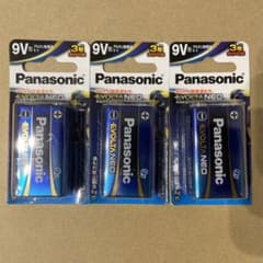 Panasonic アリカリ乾電池 9V 3個のサムネイル