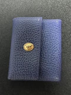 Christian Dior 二つ折り財布 ブルーのサムネイル