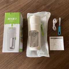 【新品】未使用　充電式 持ち運びミキサー JC-07 340ml 動作確認済のサムネイル