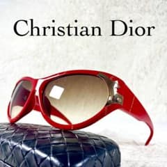 極美品 60sChristian Dior ビンテージサングラス レッドフレーム