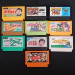 まとめ売り ファミコン ソフト　47個セット ファミコンソフトセット 10本まとめ売り - メルカリ