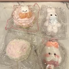 スクイーズ 4点 まとめ売り うさぎちゃんセットのサムネイル