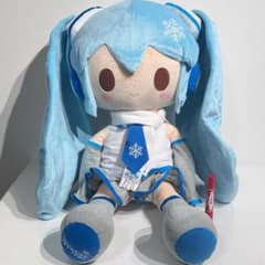 특대 유키미쿠 SNOW MIKU 인형 We love music