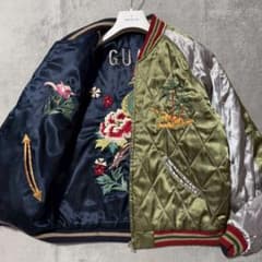 テーラー東洋 リバーシブル スカジャン 龍 孔雀 Lサイズ TT10931 テーラー東洋 リバーシブル スカジャン 龍 孔雀 Lサイズ TT10931