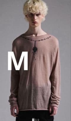 【GRANCY】プリントデザインシアーニット グレー M GRANCYプリントデザインシアーニット グレー - メルカリ