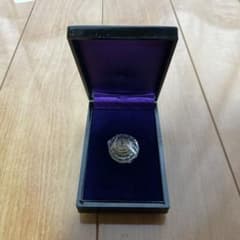 美品】日本国有鉄道（旧国鉄）功績章（徽章・ピンバッジ）純銀製