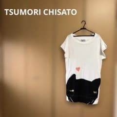 ツモリチサト　半袖Ｔシャツ ツモリチサト cat's 猫イラスト Tシャツ 半袖 2サイズ - メルカリ