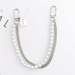 バッグチェーン 財布ベルト スマホストラップ バッグハンドル パール チェーン