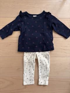 花柄トップスとパンツセット⭐︎プティマインのサムネイル