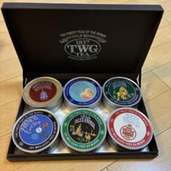 TWG TEA 空き缶 6個セット 専用ボックス付きのサムネイル
