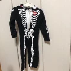 ハロウィン ガイコツ コスプレ 子供のサムネイル