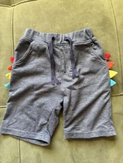 恐竜　ハーフパンツ 青のサムネイル