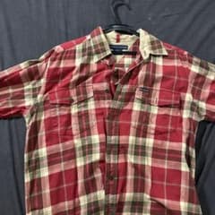Tommy Hilfiger チェック柄 長袖シャツ レッド Mのサムネイル