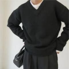 モヘアライクVネックニットのサムネイル