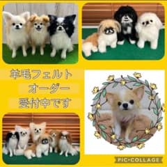 羊毛フェルトオーダー【犬】 オーダー受付 メモリアル等 - メルカリ