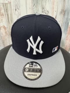 New Era 9FIFTY Yankees キャップ ネイビー/グレーのサムネイル