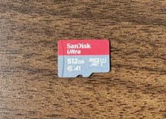 SanDisk Ultra 512GB microSDXCカードのサムネイル