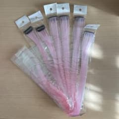 エクステ 薄ピンク 6本のサムネイル