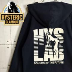 HYSTERIC GLAMOUR ジップアップパーカー ブラックのサムネイル