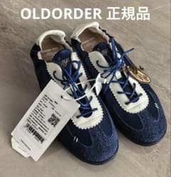 OLD ORDER Lazy スニーカー ネイビーのサムネイル