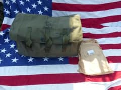 1967” 米軍 メディカルバッグ コットン リネンケース アウトドア収納
