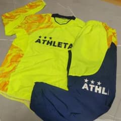 【大特価】アスレタATHLETAピステ上下セット蛍光色のサムネイル