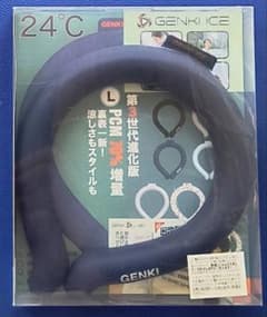 GENKI ICE ネッククーラー L ロイヤルネイビー 24°Cのサムネイル