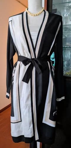 緊急値下げ！エルメス 超美品 ロングカーディガン シルク×カシミア 34 