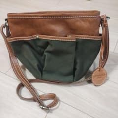 zucchero filato ショルダーバッグ キャンバス レザーのサムネイル