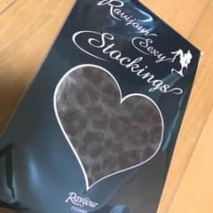 ravijourラヴィジュール新品未使用レオパードタイツストッキングのサムネイル
