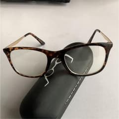 UVカット付き 伊達メガネべっ甲のサムネイル