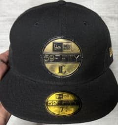 NEWERA】埼玉西武ライオンズ59FIFTY 黒キャップ 7 1/8 - メルカリ