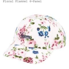 ★Supreme Floral Flannel 6-Panel White 新品 supreme Floral Flannel 6-Panel - メルカリ
