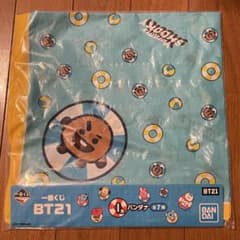 BTS BT21 SHOOKY 슈가 이치 반 쿠지 반다나