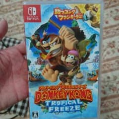 スイッチ版 ドンキーコングトロピカルフリーズ ソフト本体のサムネイル