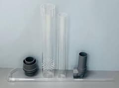 オーバーフロー加工H600用　透明三重管セット　（50Aバルソケタイプ） オーバーフロー加工H600用 透明三重管セット （50Aバルソケタイプ