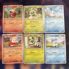 ホゲータ ニャオハ クワッス ポケモンカード 6枚セット 御三家 絵柄
