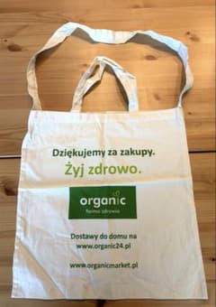 【新品未使用品】ポーランド オーガニックマーケット エコバッグ