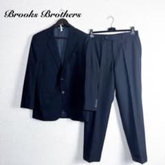 ブルックスブラザーズ セットアップスーツ ネイビー ストライプ L Brooks Brothers セットアップ スーツ 上下 ネイビー ストライプ