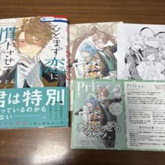 ひとまず恋に慣れさせてください 2巻 TSUTAYA 彼氏棚 両面イラスト