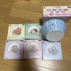 BT21 유리 플레이트, 식사 그릇 세트