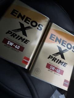 ENEOS X PRIME 5W-40 エンジンオイル 2缶 - メルカリ