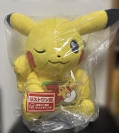 ポケモン 一番くじ ラストワン賞 ピカチュウ ぬいぐるみ - メルカリ