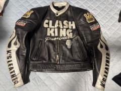 カドヤ クラッシュキング KADOYA CLASH KING レザージャケット - メルカリ