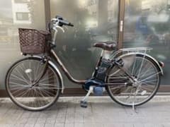 中古電動自転車 パナソニック ビビDX 26インチ ブラウン 横浜 №3696
