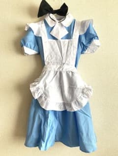 アリス風メイド カチューシャ付3点セット レディースMのサムネイル