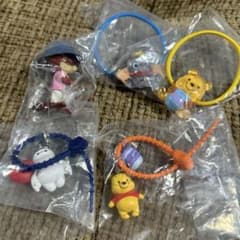 ディズニー　マルチチャーム　まとめ売り　プーさん　ベイマックス　ズートピア　5個のサムネイル
