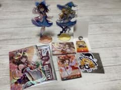 東方Project まとめ売り アクスタ カード ステッカー 霊夢 魔理沙